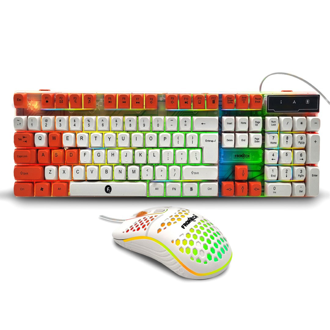 Frontech Nova Knight Gaming Keyboard and Mouse Combo with RGB Backlight Effects (KB-0043) Frontech Nova Knight Gaming Keyboard and Mouse Combo with RGB Backlight Effects (KB-0043)